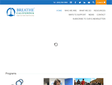 Tablet Screenshot of ggbreathe.org